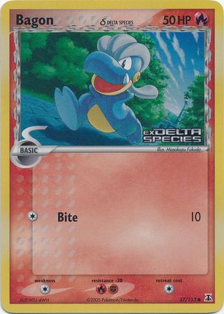 Bagon (57/113) (Delta Species) (Stamped) [EX: Delta Species] | L.A. Mood Comics and Games