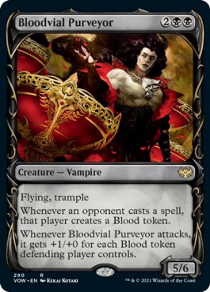 Bloodvial Purveyor (Showcase Fang Frame) [Innistrad: Crimson Vow] | L.A. Mood Comics and Games