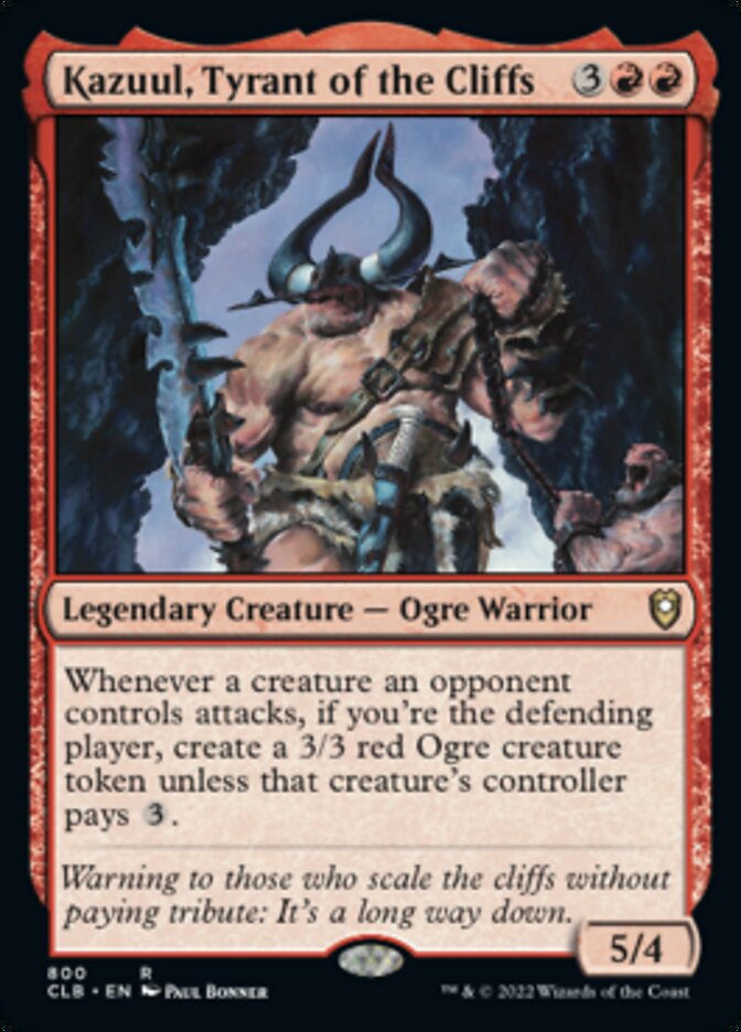 Kazuul, Tyrant of the Cliffs [Commander Legends: Battle for Baldur's Gate] | L.A. Mood Comics and Games