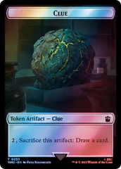 Alien Angel // Clue (0051) Double-Sided Token (Surge Foil) [Doctor Who Tokens] | L.A. Mood Comics and Games