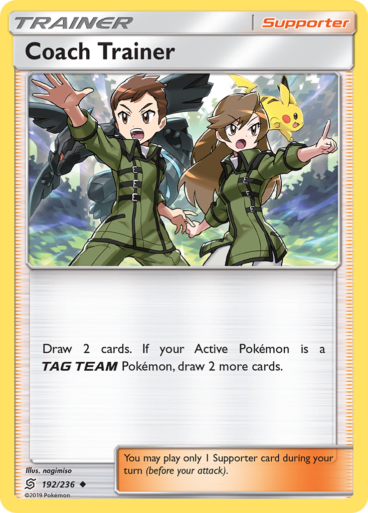 Coach Trainer (192/236) [Sun & Moon: Unified Minds] | L.A. Mood Comics and Games