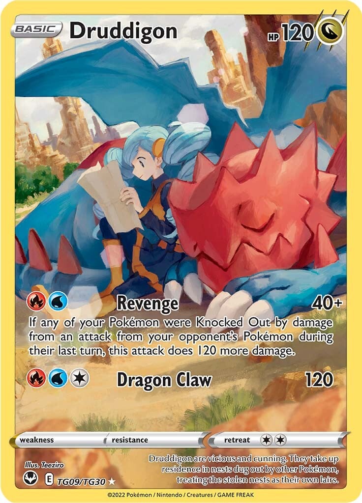 Druddigon (TG09/TG30) [Sword & Shield: Silver Tempest] | L.A. Mood Comics and Games