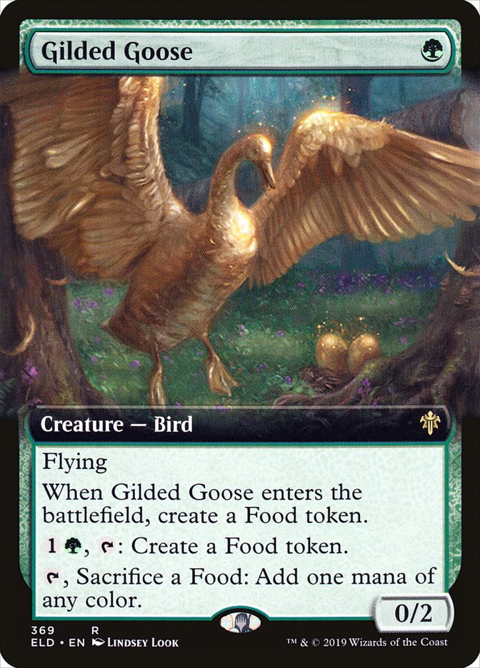 Gilded Goose (Extended Art) [Throne of Eldraine] | L.A. Mood Comics and Games