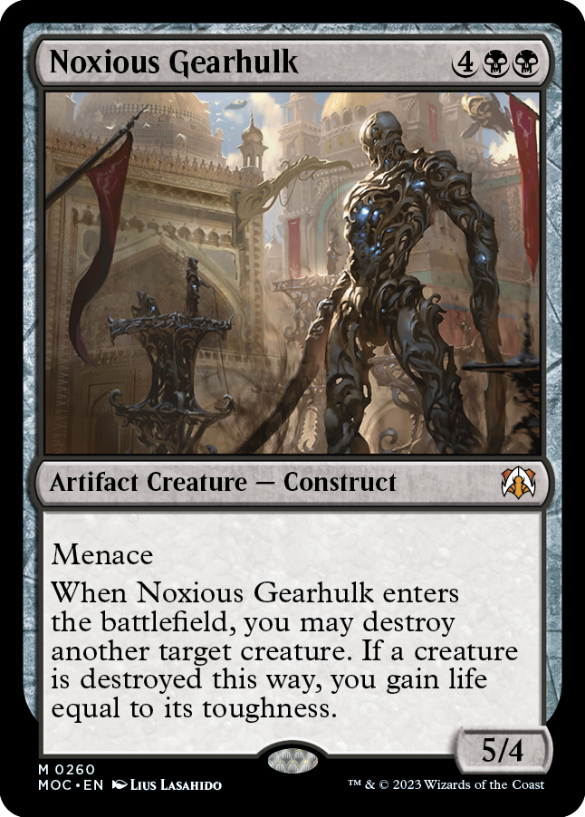 Noxious Gearhulk [March of the Machine Commander] | L.A. Mood Comics and Games