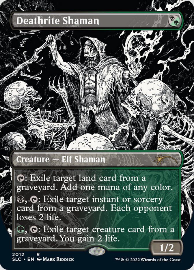 Deathrite Shaman (Borderless) [Secret Lair Countdown Kit] | L.A. Mood Comics and Games