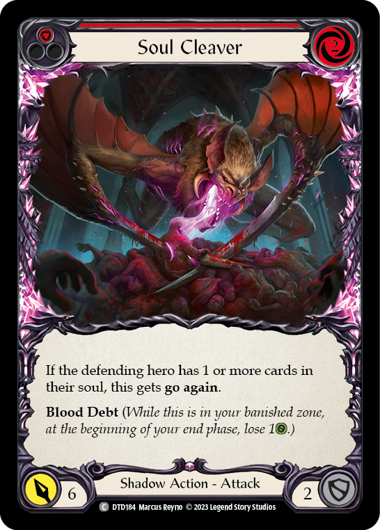 Soul Cleaver (Red) [DTD184] (Dusk Till Dawn) | L.A. Mood Comics and Games