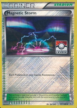 Magnetic Storm (91/106) (League Promo) [XY: Flashfire] | L.A. Mood Comics and Games