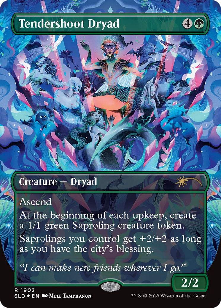 Tendershoot Dryad (Double Rainbow Foil) [Secret Lair Drop Series] | L.A. Mood Comics and Games