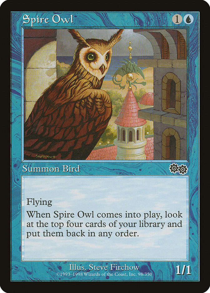 Spire Owl [Urza's Saga] | L.A. Mood Comics and Games