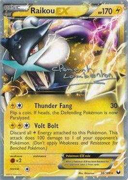 Raikou EX (38/108) (Anguille Sous Roche - Clement Lamberton) [World Championships 2013] | L.A. Mood Comics and Games