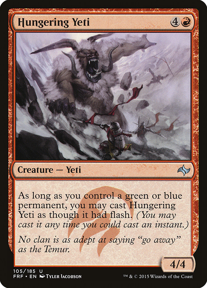 Hungering Yeti [Fate Reforged] | L.A. Mood Comics and Games