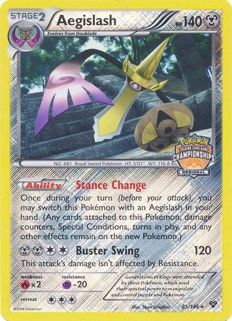 Aegislash (85/146) (Regional Championship Promo) [XY: Base Set] | L.A. Mood Comics and Games