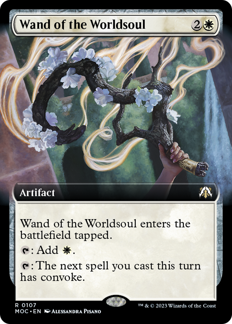 Wand of the Worldsoul (Extended Art) [March of the Machine Commander] | L.A. Mood Comics and Games