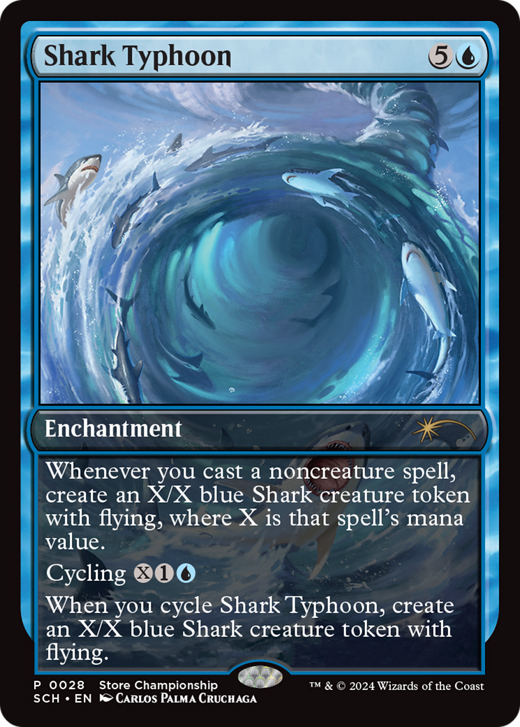 Shark Typhoon (Store Championship) [Bloomburrow Promos] | L.A. Mood Comics and Games