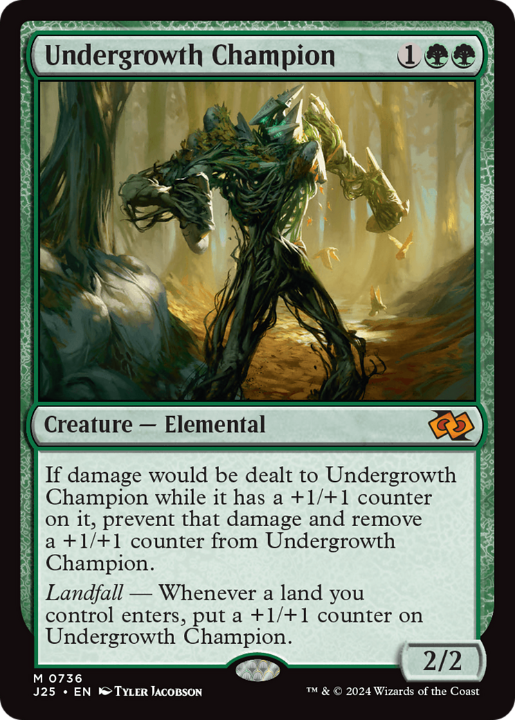 Undergrowth Champion [Foundations Jumpstart] | L.A. Mood Comics and Games