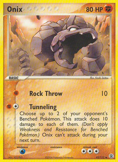 Onix (42/112) [EX: FireRed & LeafGreen] | L.A. Mood Comics and Games