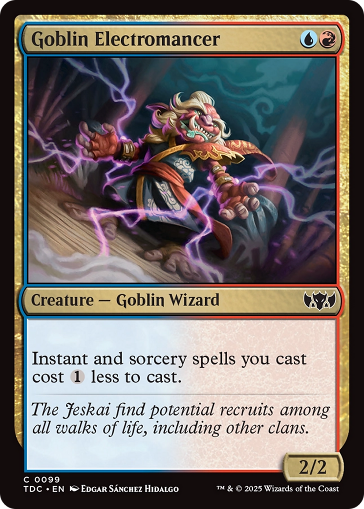 Goblin Electromancer [Tarkir: Dragonstorm Commander] | L.A. Mood Comics and Games