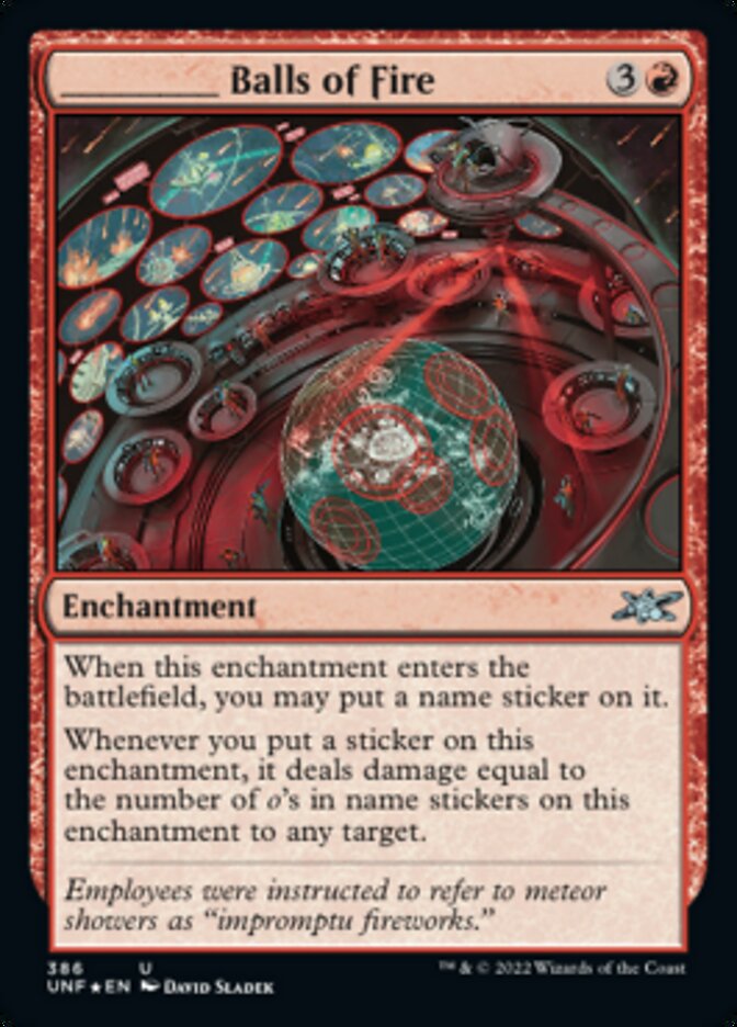 _____ Balls of Fire (Galaxy Foil) [Unfinity] | L.A. Mood Comics and Games