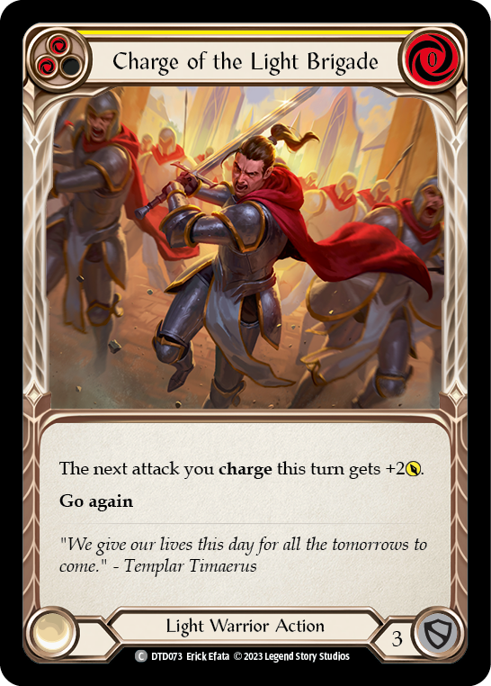 Charge of the Light Brigade (Yellow) [DTD073] (Dusk Till Dawn) | L.A. Mood Comics and Games