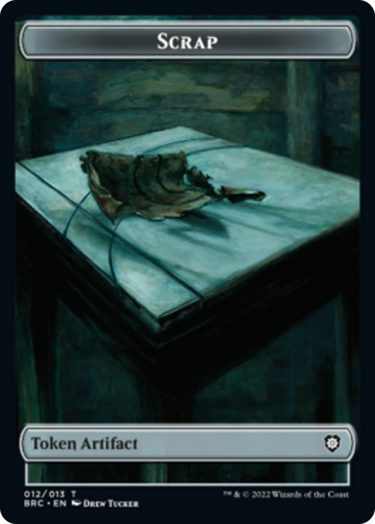 Scrap // Powerstone Double-Sided Token [The Brothers' War Commander Tokens] | L.A. Mood Comics and Games