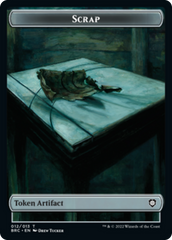 Scrap // Powerstone Double-Sided Token [The Brothers' War Commander Tokens] | L.A. Mood Comics and Games