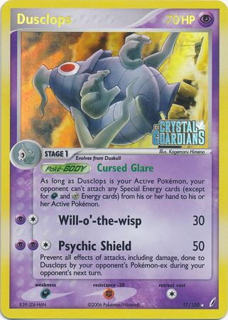 Dusclops (17/100) (Stamped) [EX: Crystal Guardians] | L.A. Mood Comics and Games