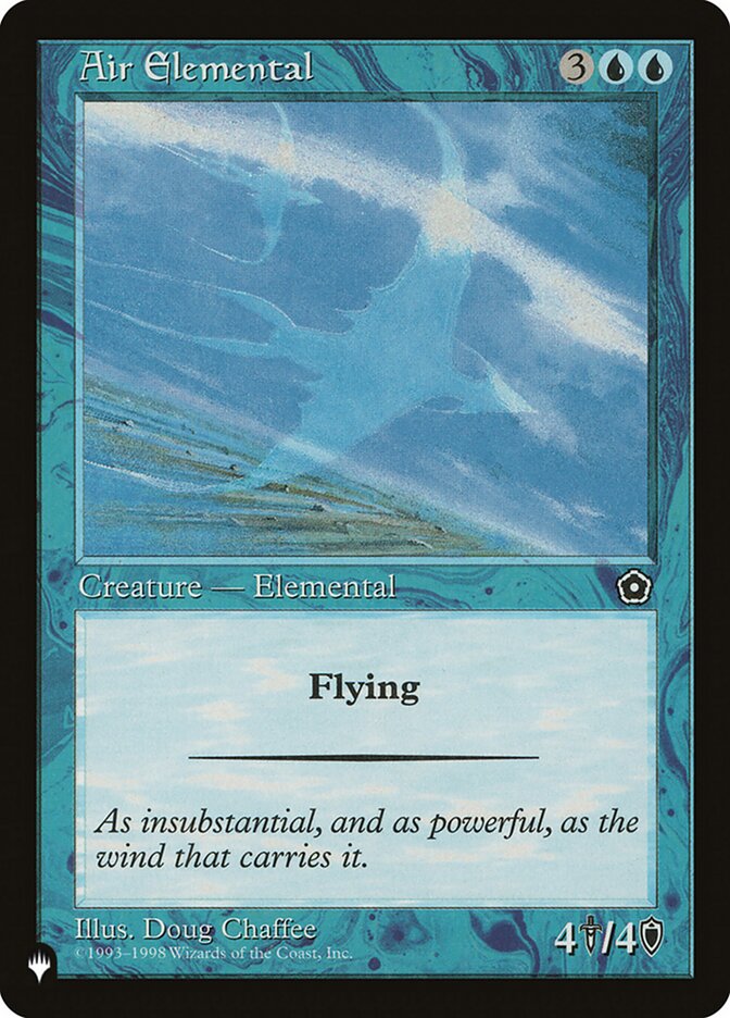 Air Elemental [The List] | L.A. Mood Comics and Games