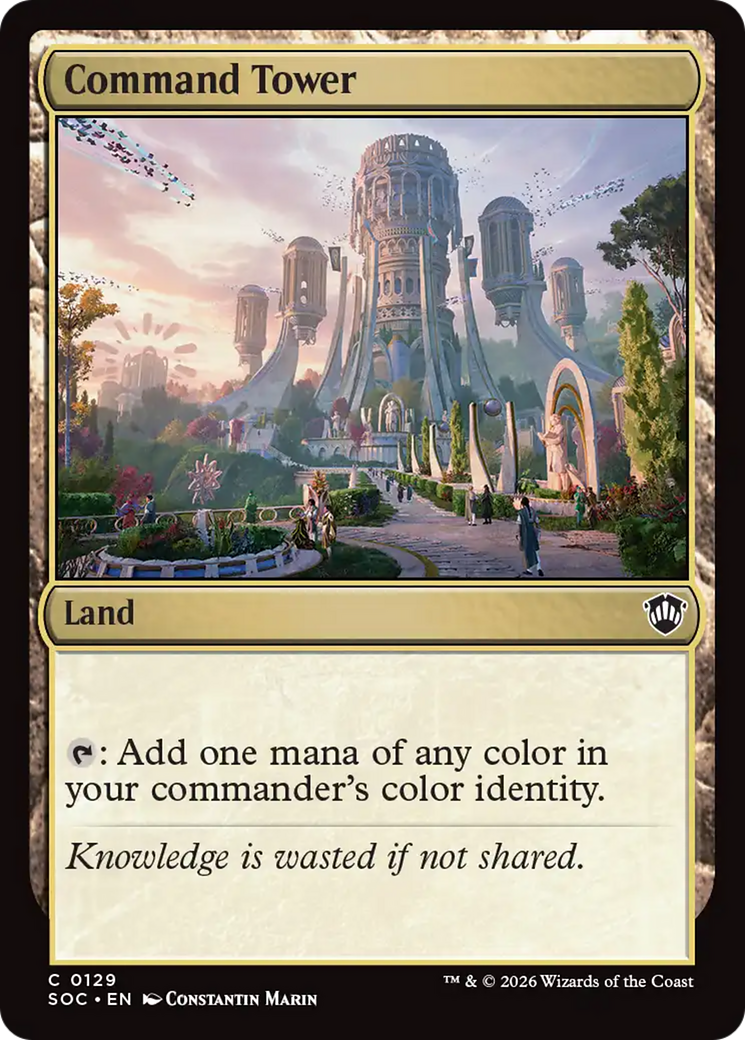 Command Tower [Secrets of Strixhaven Commander] | L.A. Mood Comics and Games