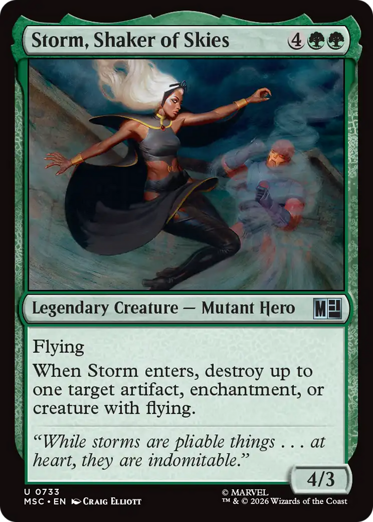 Storm, Shaker of Skies [Marvel Super Heroes Commander] | L.A. Mood Comics and Games