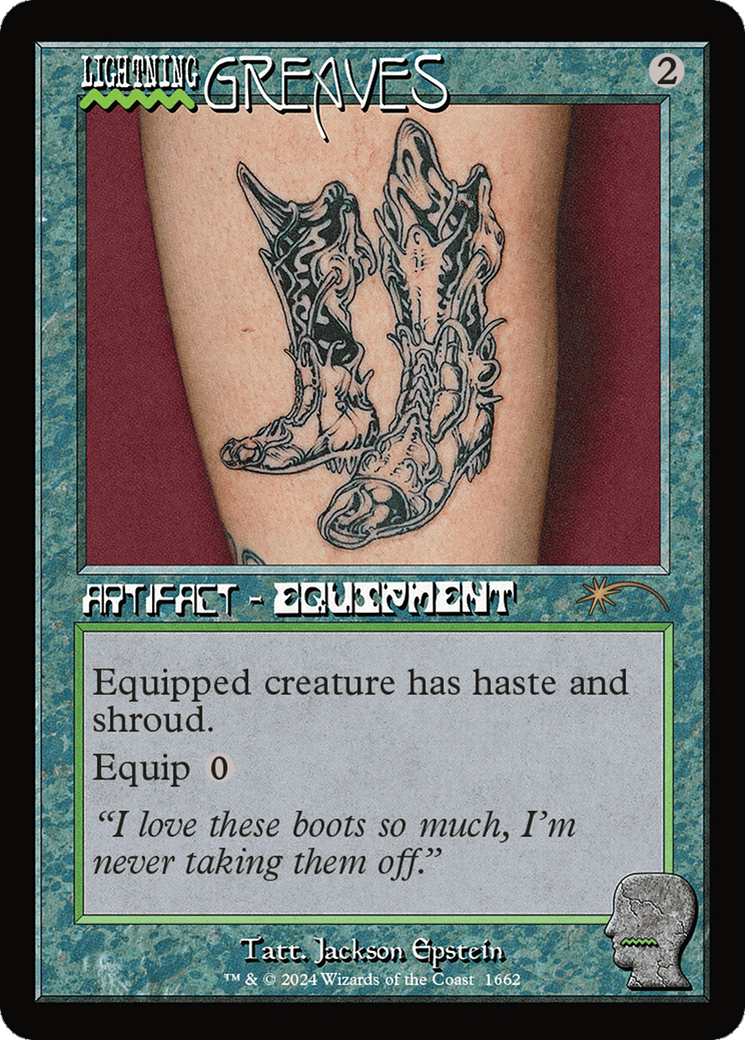 Lightning Greaves (1662) (Rainbow Foil) [Secret Lair Drop Series] | L.A. Mood Comics and Games