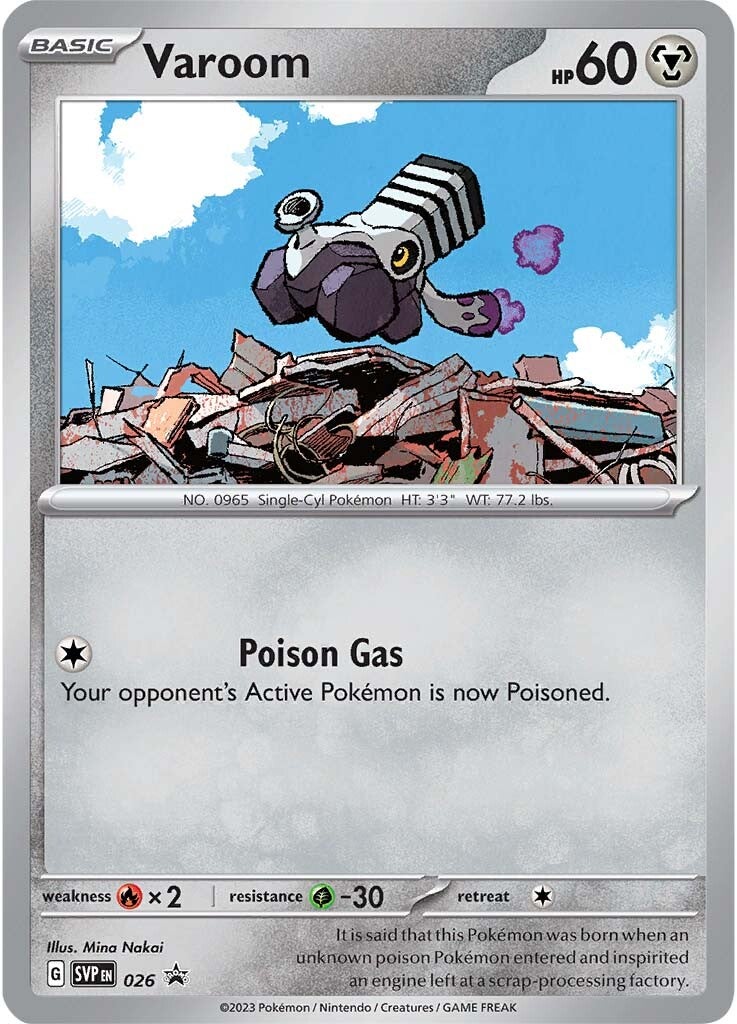 Varoom (026) [Scarlet & Violet: Black Star Promos] | L.A. Mood Comics and Games