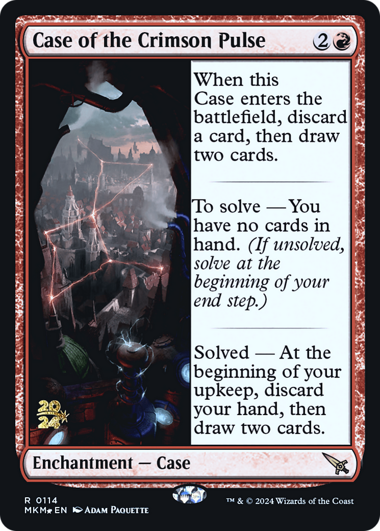 Case of the Crimson Pulse [Murders at Karlov Manor Prerelease Promos] | L.A. Mood Comics and Games
