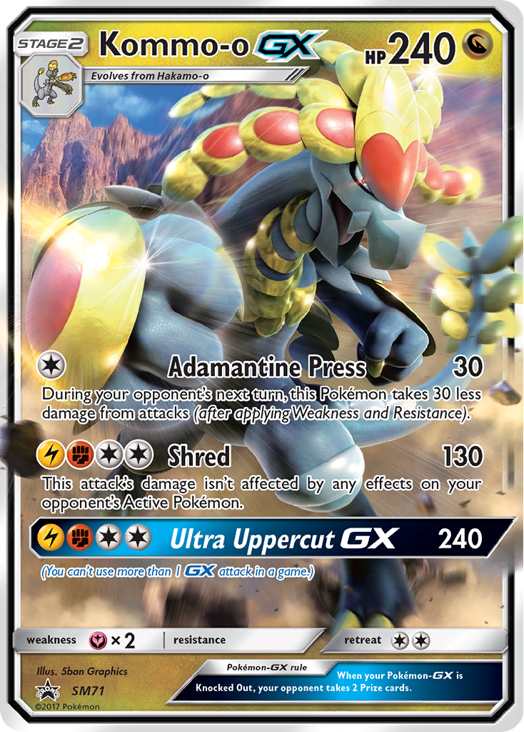 Kommo-o GX (SM71) [Sun & Moon: Black Star Promos] | L.A. Mood Comics and Games