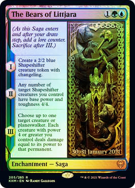 The Bears of Littjara [Kaldheim Prerelease Promos] | L.A. Mood Comics and Games