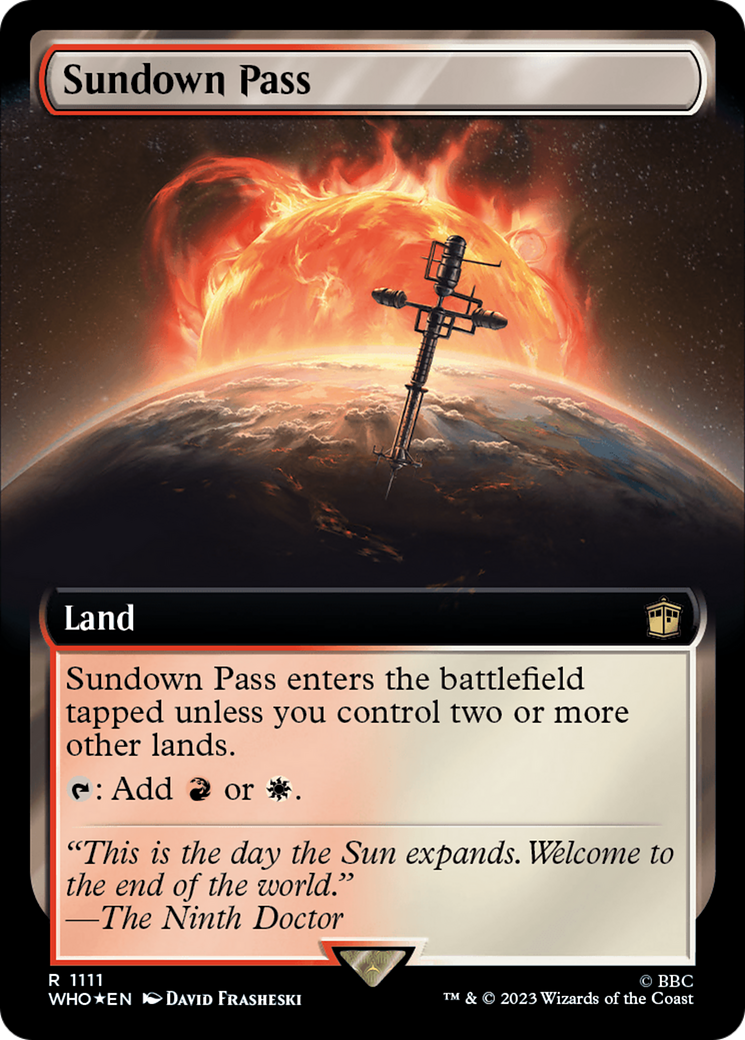 Sundown Pass (Extended Art) (Surge Foil) [Doctor Who] | L.A. Mood Comics and Games
