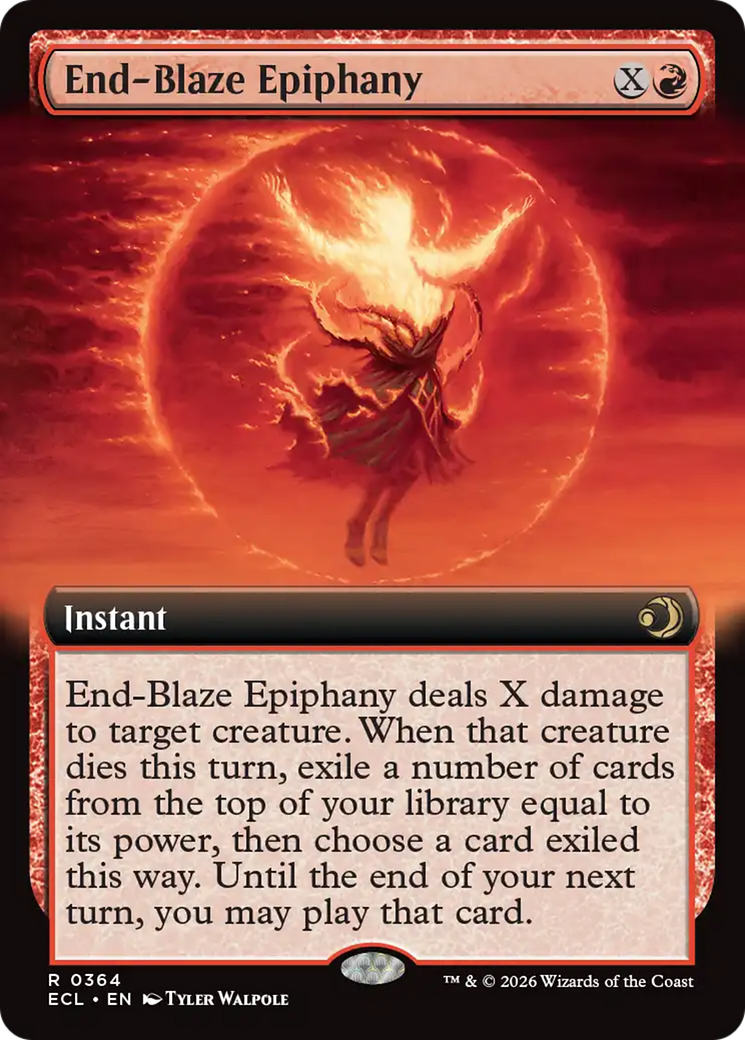 End-Blaze Epiphany (Extended Art) [Lorwyn Eclipsed] | L.A. Mood Comics and Games