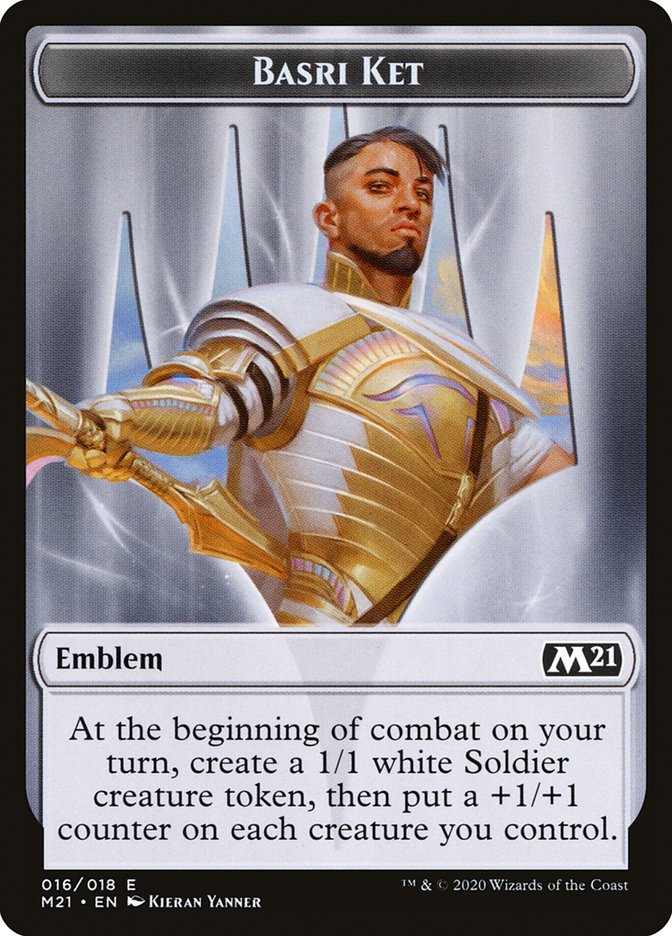 Basri Ket Emblem [Core Set 2021 Tokens] | L.A. Mood Comics and Games