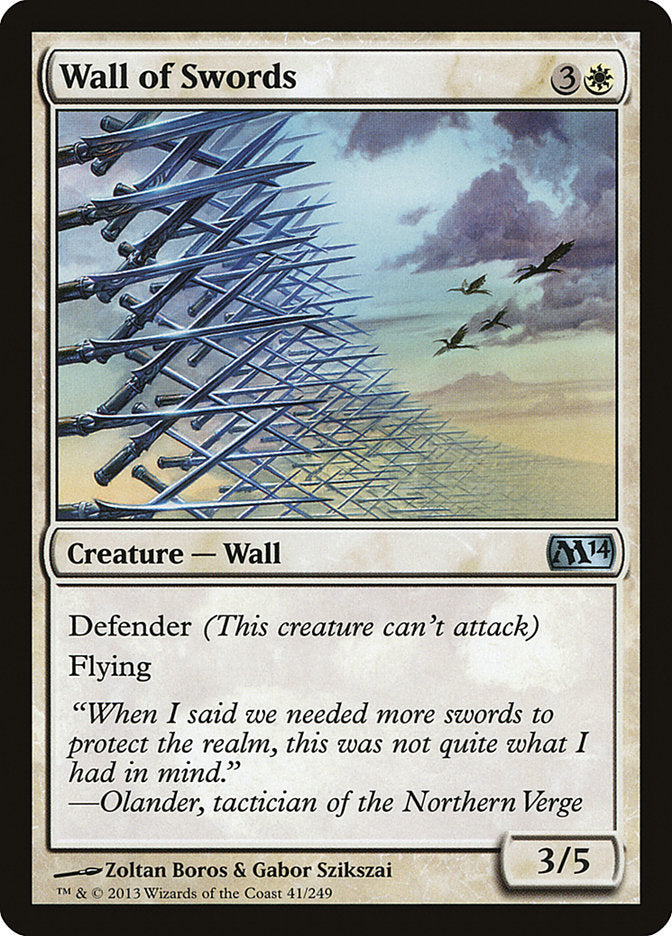 Wall of Swords [Magic 2014] | L.A. Mood Comics and Games