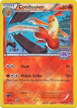 Combusken (13/111) (Championship Promo Staff) [XY: Furious Fists] | L.A. Mood Comics and Games