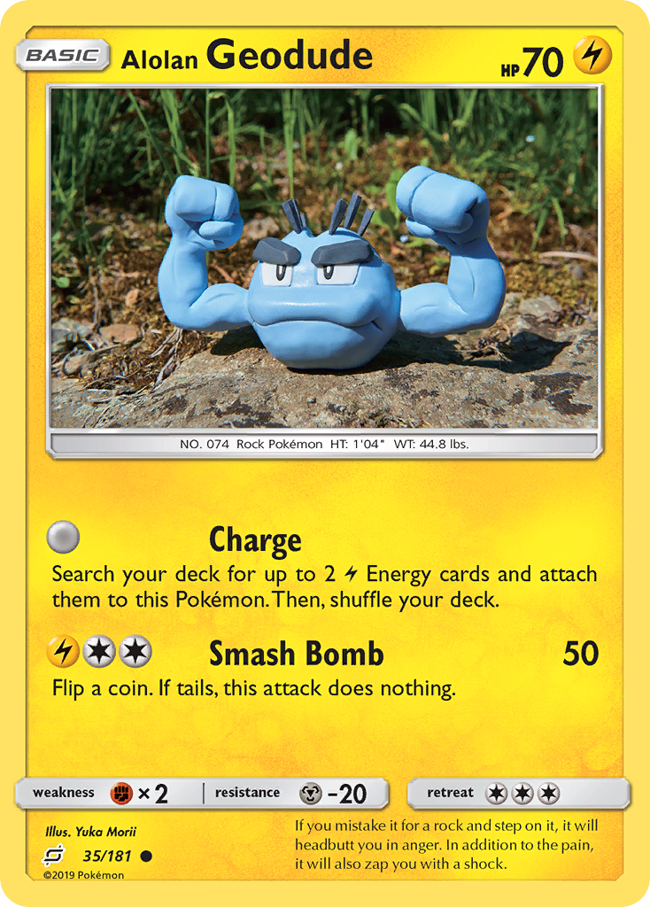 Alolan Geodude (35/181) [Sun & Moon: Team Up] | L.A. Mood Comics and Games