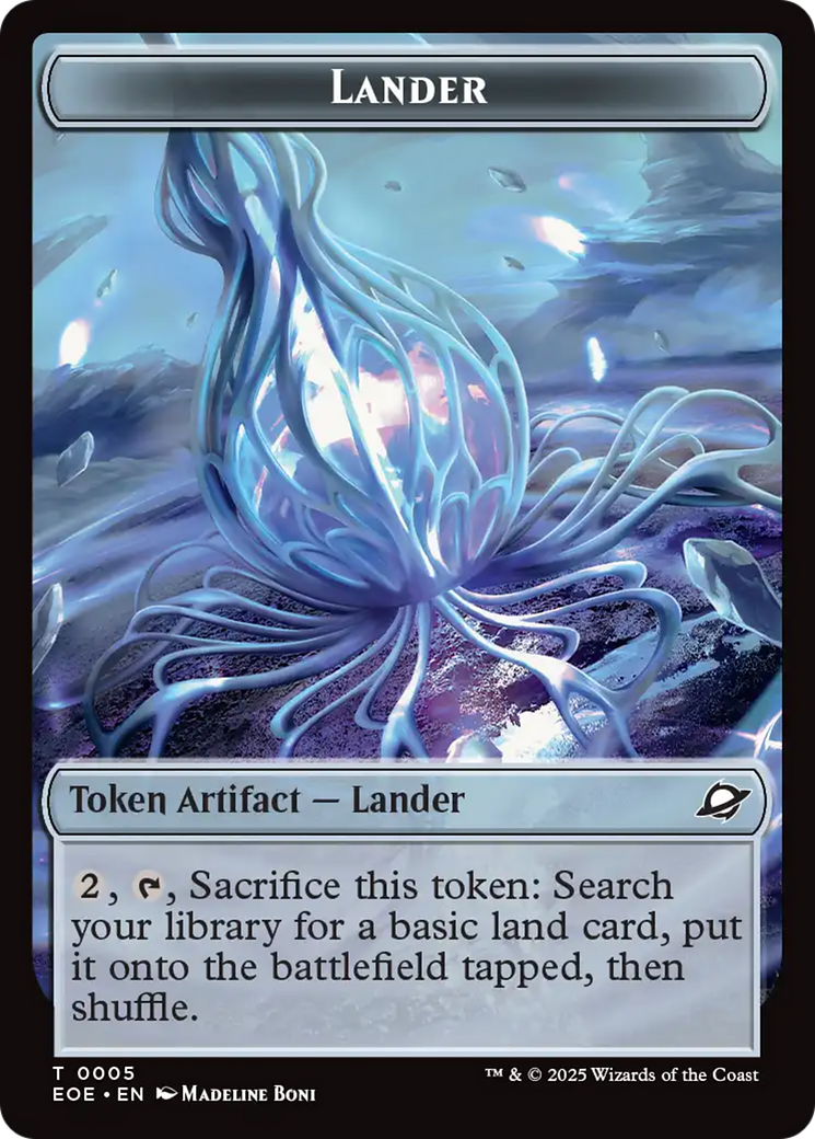 Drone // Lander (0005) Doubled-Sided Token [Edge of Eternities Tokens] | L.A. Mood Comics and Games