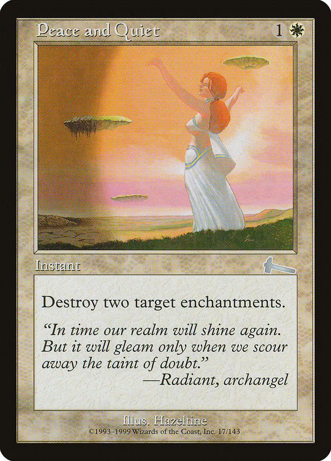 Peace and Quiet [Urza's Legacy] | L.A. Mood Comics and Games