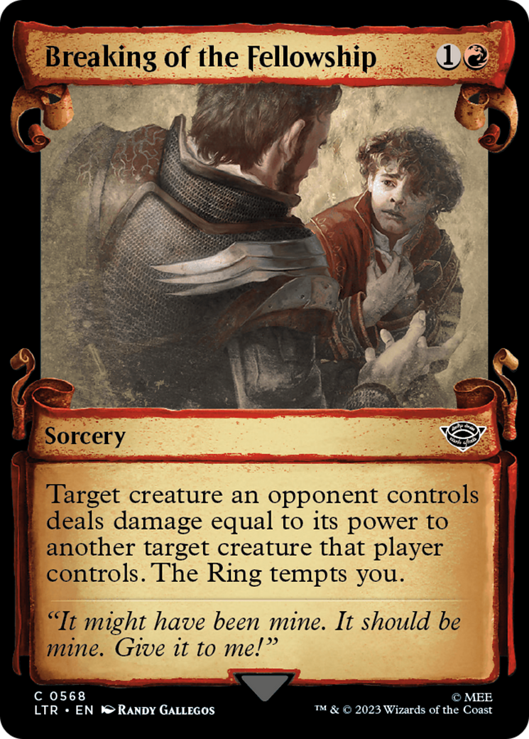 Breaking of the Fellowship [The Lord of the Rings: Tales of Middle-Earth Showcase Scrolls] | L.A. Mood Comics and Games