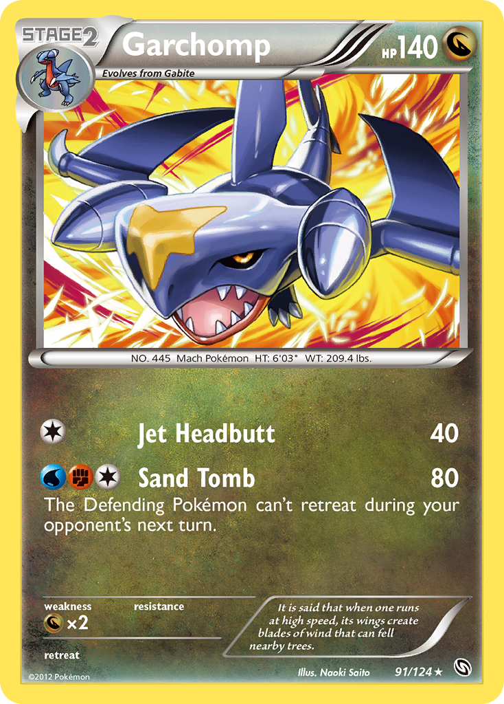 Garchomp (91/124) [Black & White: Dragons Exalted] | L.A. Mood Comics and Games