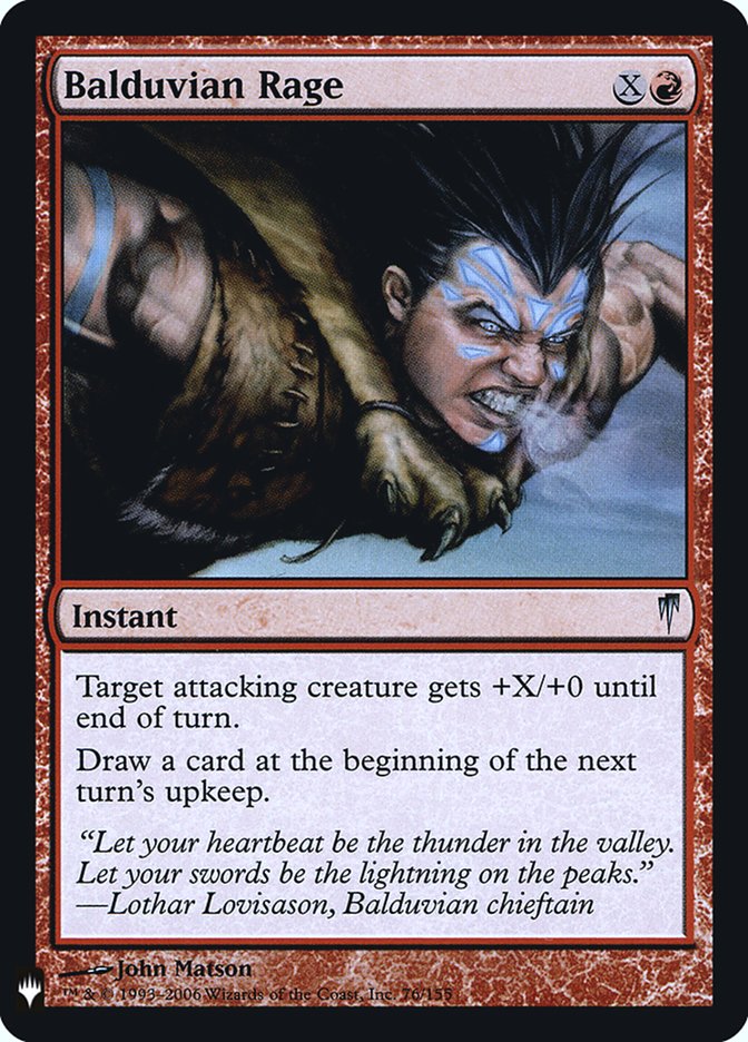 Balduvian Rage [Mystery Booster] | L.A. Mood Comics and Games