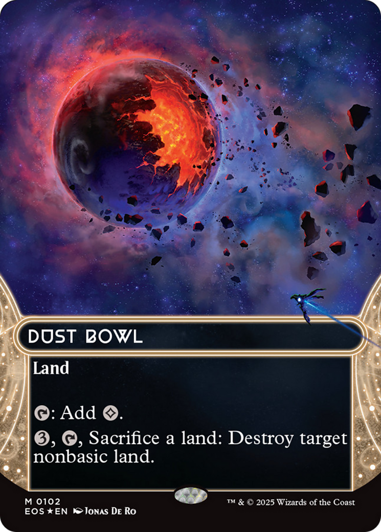 Dust Bowl (0102) (Borderless) (Galaxy Foil) [Edge of Eternities: Stellar Sights] | L.A. Mood Comics and Games