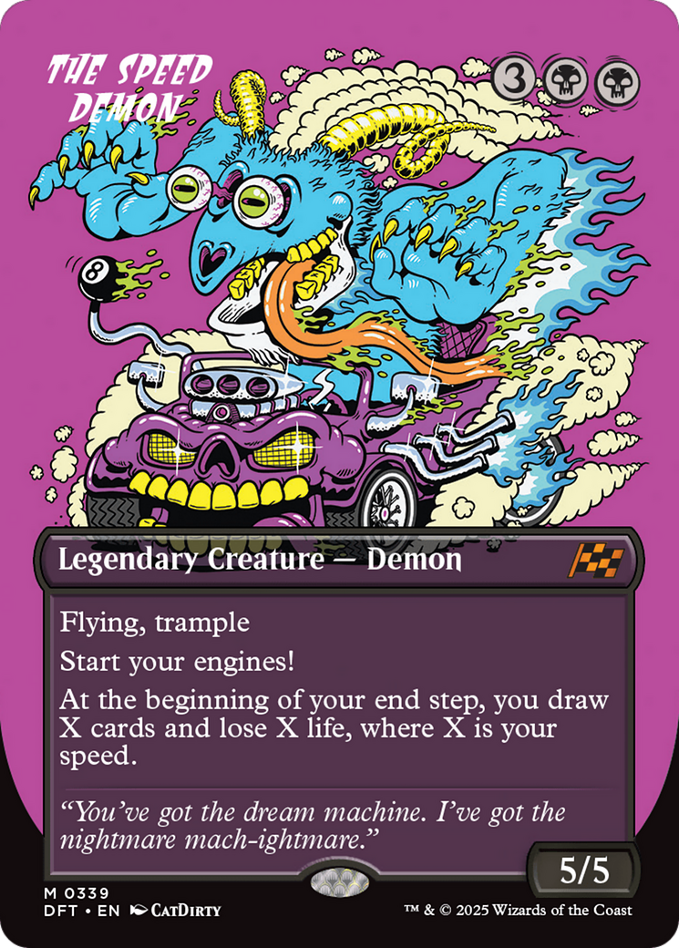 The Speed Demon (Borderless) [Aetherdrift] | L.A. Mood Comics and Games