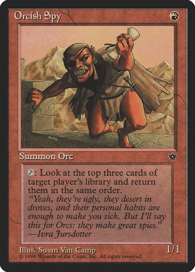 Orcish Spy (Susan Van Camp) [Fallen Empires] | L.A. Mood Comics and Games