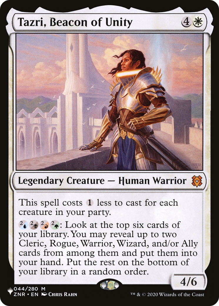 Tazri, Beacon of Unity (ZNR) [The List] | L.A. Mood Comics and Games