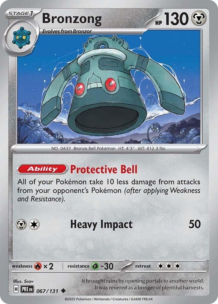 Bronzong (067/131) [Scarlet & Violet: Prismatic Evolutions] | L.A. Mood Comics and Games